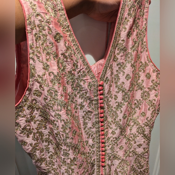 Pink Lehenga with Jacket and Skirt - Picture 9 of 9